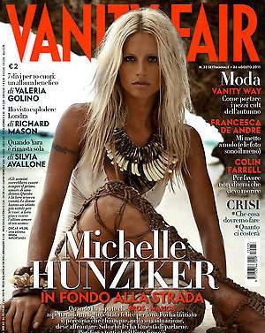 Vanity Fair Magazine Italia 2011 MICHELLE HUNZIKER Colin Farrell FRANCESCA DE ANDRE'