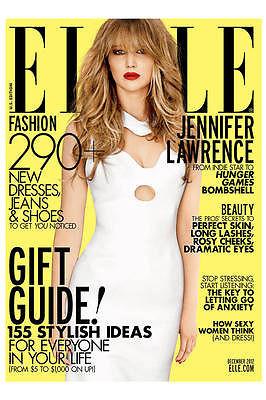 ELLE Magazine US December 2012 JENNIFER LAWRENCE Erin Heatherton KARRY WASHINGTON