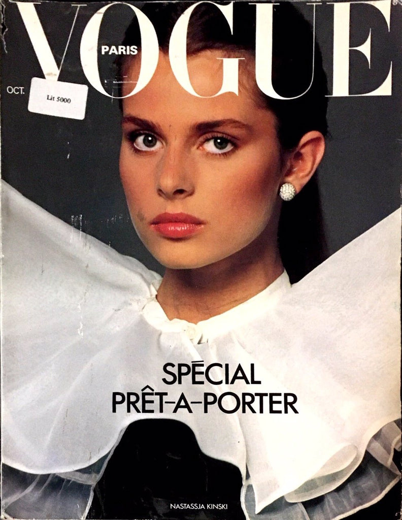 VOGUE Paris Magazine October 1979 NASTASSJA KINSKI Janice Dickinson RO