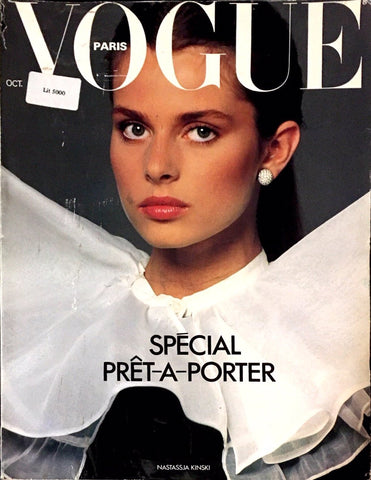 VOGUE Paris Magazine October 1979 NASTASSJA KINSKI Janice Dickinson ROSEMARY MCGROTHA