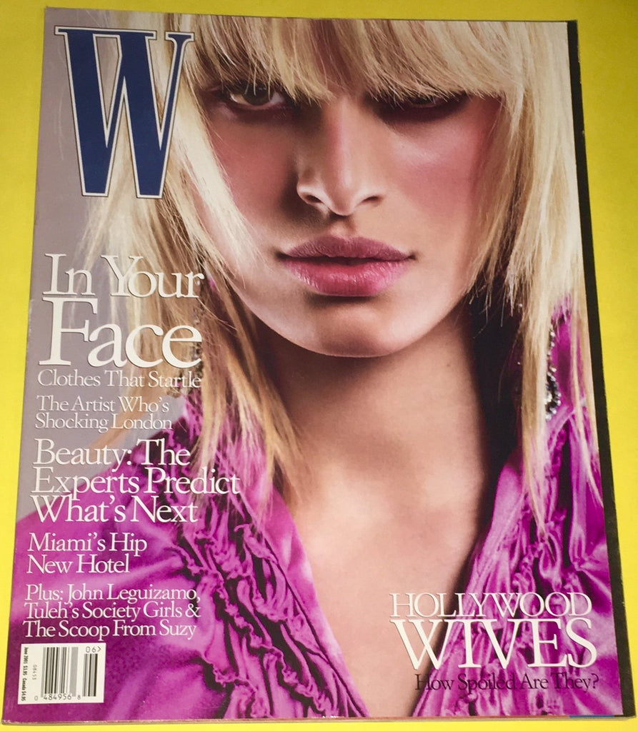 W Magazine June 2001 KAROLINA KURKOVA Amber Valletta LISA MARIE Tierney Gearon