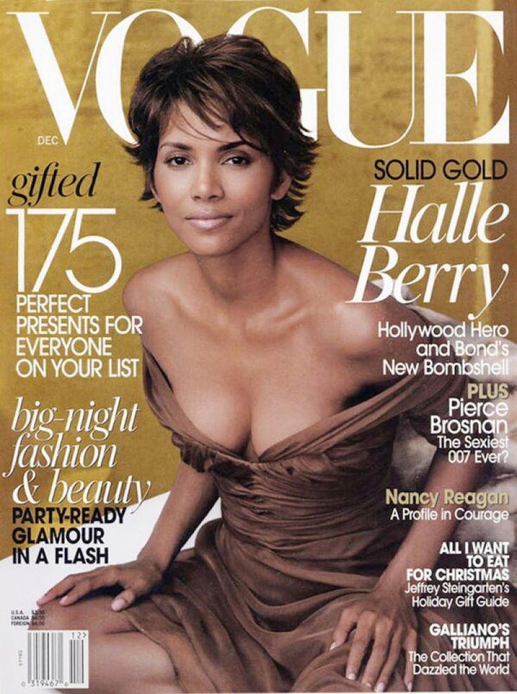 VOGUE US Magazine December 2002 HALLE BERRY Carmen Kass KAREN ELSON Pierce Brosnan