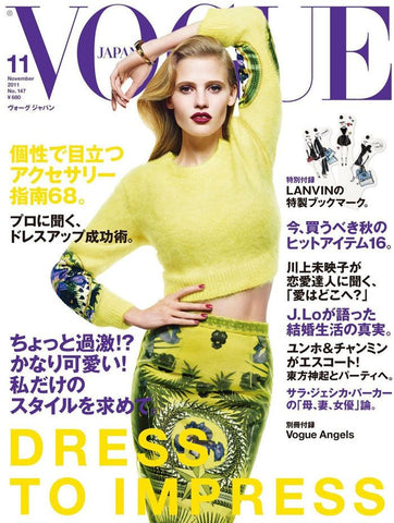 VOGUE Japan Magazine November 2011 LARA STONE  Edita Vilkeviciute CRYSTAL RENN