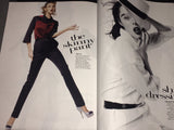 VOGUE Magazine US January 2007 ANGELINA JOLIE Elise Crombez SASHA PIVOVAROVA Lisa Cant