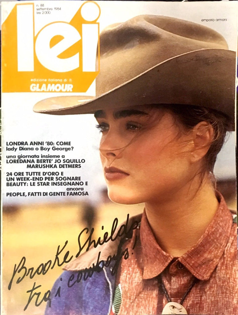 LEI Magazine September 1984 BROOKE SHIELDS