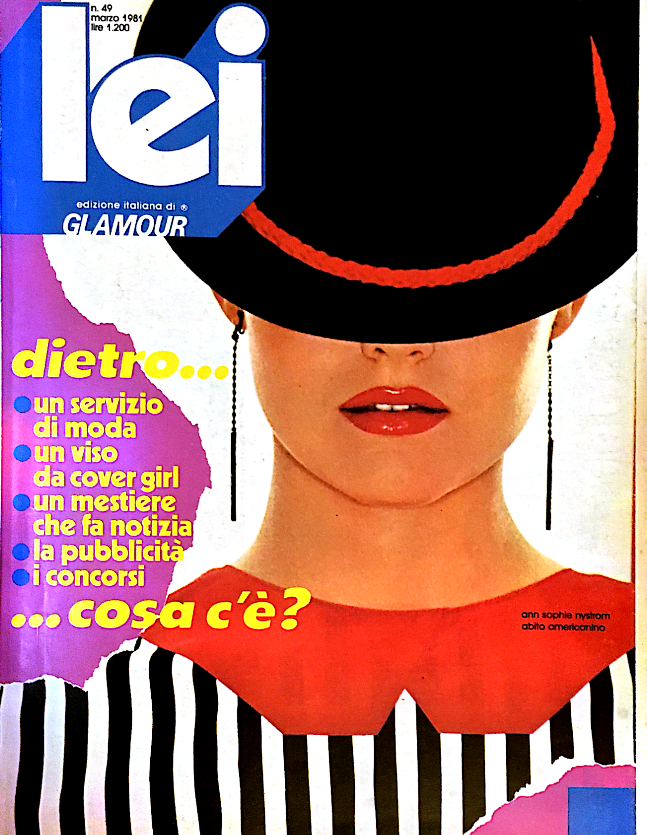 LEI Vintage Magazine March 1981 ANN SOPHIE NYSTROM Peter Lindbergh BRUCE WEBER