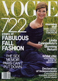 VOGUE US Magazine September 2001 LINDA EVANGELISTA Nadja Auermann GISELE BUNDCHEN