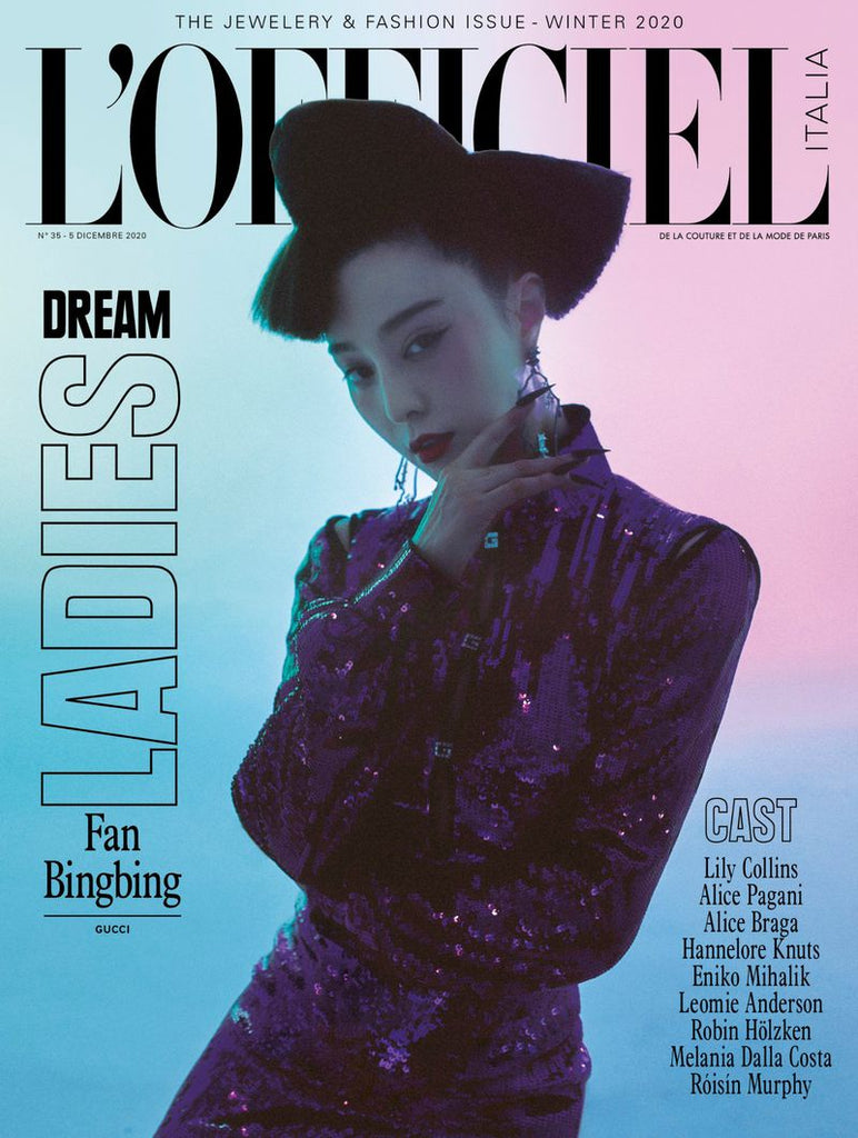 L'OFFICIEL ITALIA Magazine Winter 2020 FAN BINGBING Eniko Mihalik ROBIN HOLZKEN