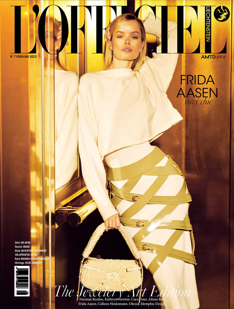 L'OFFICIEL Magazine Liechtenstein 2023 FRIDA AASEN Norman Reedus KATHR