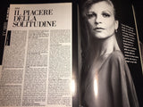 L'UOMO VOGUE Magazine July 1985 HUGH HUDSON Milva PAOLO ROVERSI Aldo Fallai PETER LINDBERGH