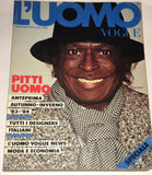 L'UOMO VOGUE Magazine July 1983 MILES DAVIS Herb Ritts PAOLO ROVERSI Oliviero Toscani