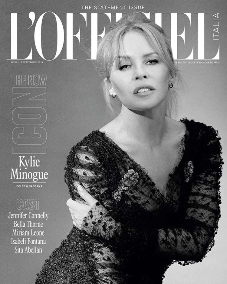L'OFFICIEL Magazine Italia Fall 2019 KYLIE MINOGUE