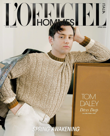 L'OFFICIEL HOMMES ITALIA #28 Magazine 2022 TOM DALEY Alton Mason JOE DEMPSIE New