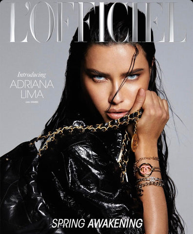 L'OFFICIEL Magazine Italia Spring 2022 ADRIANA LIMA Gabbriette PARIS JACKSON New