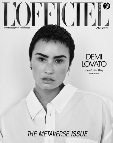 L'OFFICIEL ITALIA Magazine Summer 2022 DEMI LOVATO Indira Varma SHOW LO