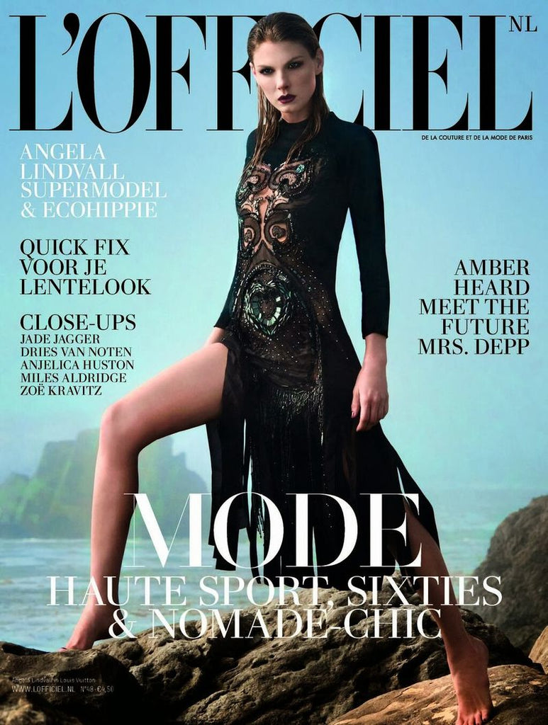 L'OFFICIEL NL Netherlands March 2014 ANGELA LINDVALL Amber Heard KELLY MITTENDORF