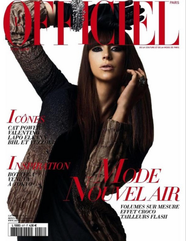 L'OFFICIEL Paris August 2007 CAT POWER Viktoriya Sasonkina ANNE MARIE VAN DIJK