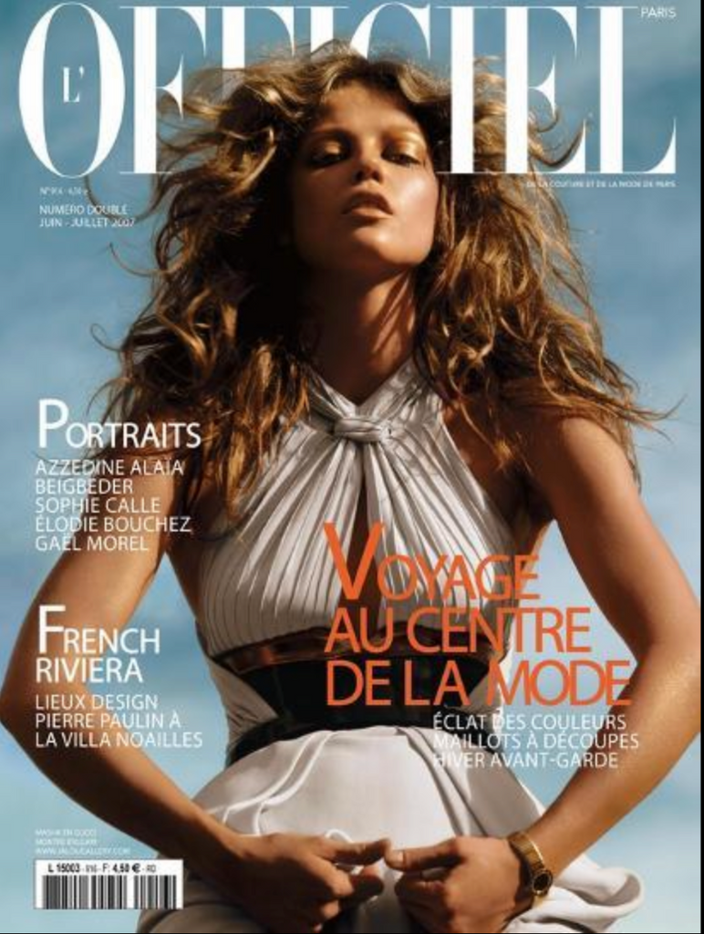 L'OFFICIEL Paris June 2007 MASHA NOVOSELOVA Gertrud Hegelund JESSICA PEREZ