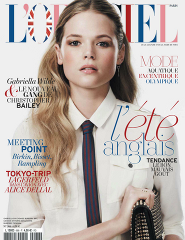 L'OFFICIEL Paris June 2012 GABRIELLA WILDE Lucie De La Falaise BARBARA FIALHO Gwen Loos