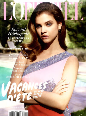 L'OFFICIEL Magazine Paris June 2015 BARBARA PALVIN Estee Rammant SVETLANA ZAKHAROVA