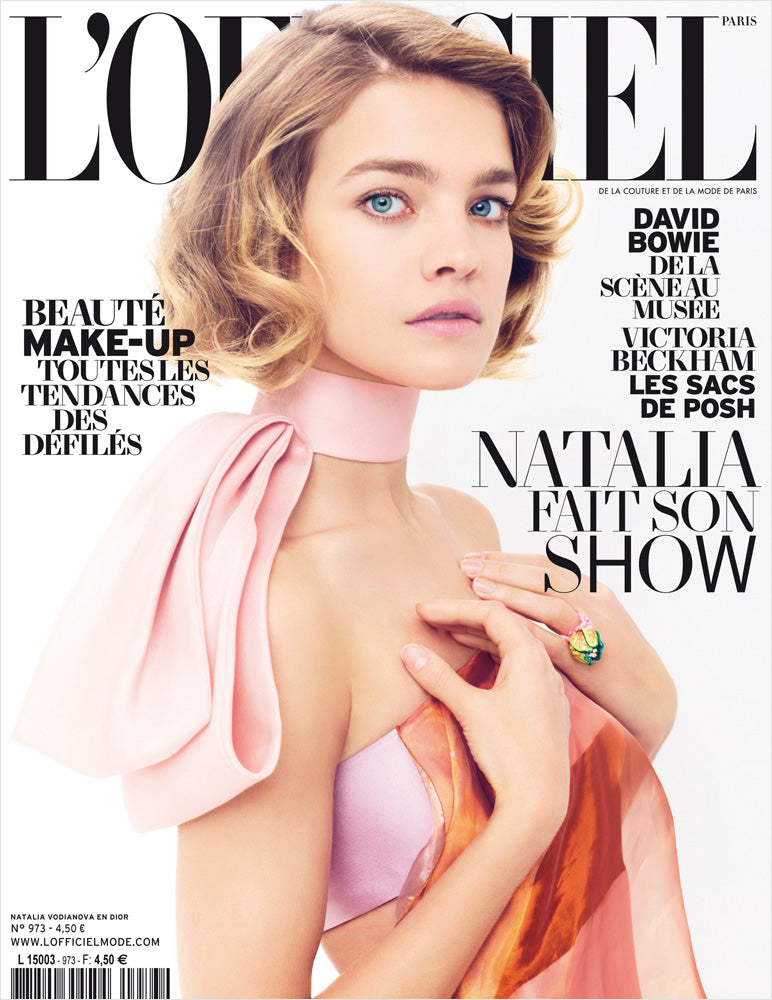 L'OFFICIEL Paris March 2013 NATALIA VODIANOVA David Bowie CAROLINA THALER