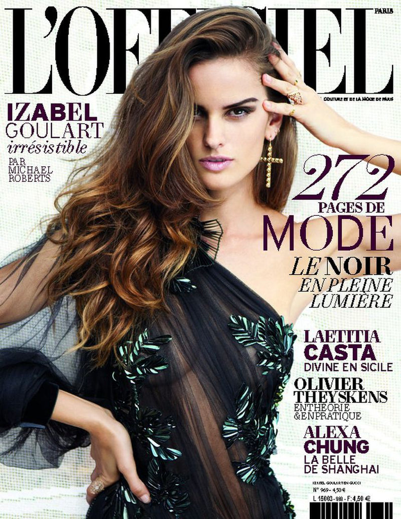 L'OFFICIEL Magazine Paris October 2012 IZABEL GOULART Julia Frauche MARLON TEIXEIRA
