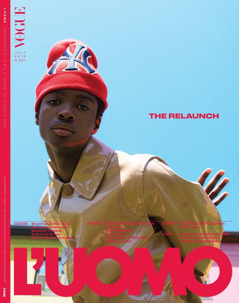 L' UOMO VOGUE Magazine July 2018 ALTON MASON The Relaunch Issue ENGLISH TEXT
