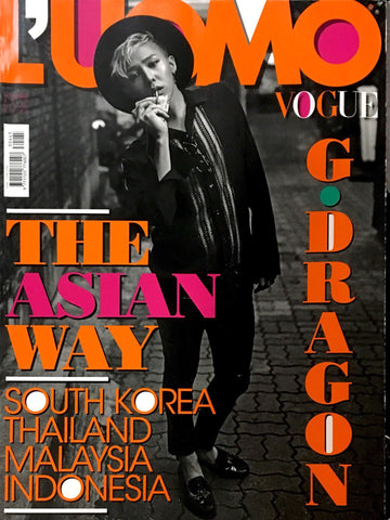 L' UOMO VOGUE Magazine November 2013 G DRAGON
