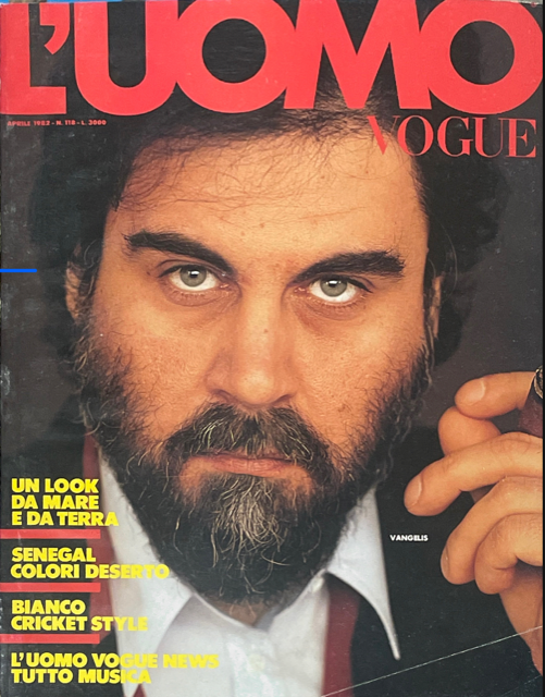 L'UOMO VOGUE Magazine 1982 VANGELIS