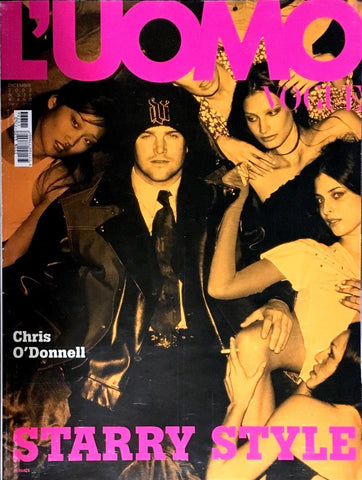 L'UOMO VOGUE Magazine December 2002 CHRIS O,DONNELL Rudolf Nureyev MANUELA PAVESI