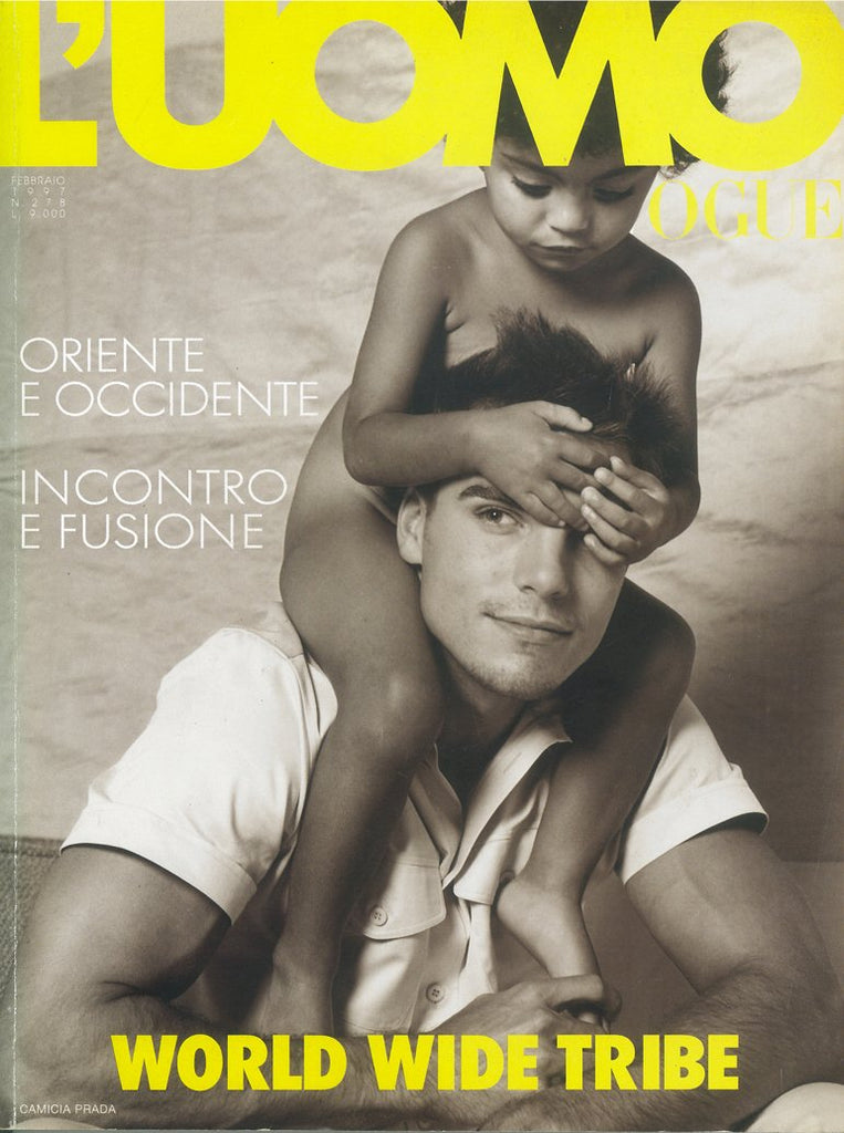 COLIN EGGLESFIELD Bruce Weber KARL LAGERFELD L'Uomo VOGUE Magazine February 1997