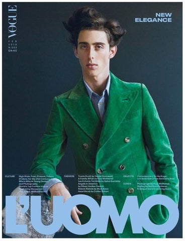 L'UOMO VOGUE Magazine February 2019 RODRIGUE DURARD Travis Scott KROW KIAN