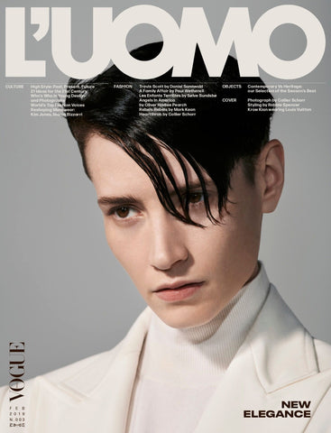 KROW KIAN Travis Scott RODRIGUE DURARD L'Uomo VOGUE Magazine February 2019