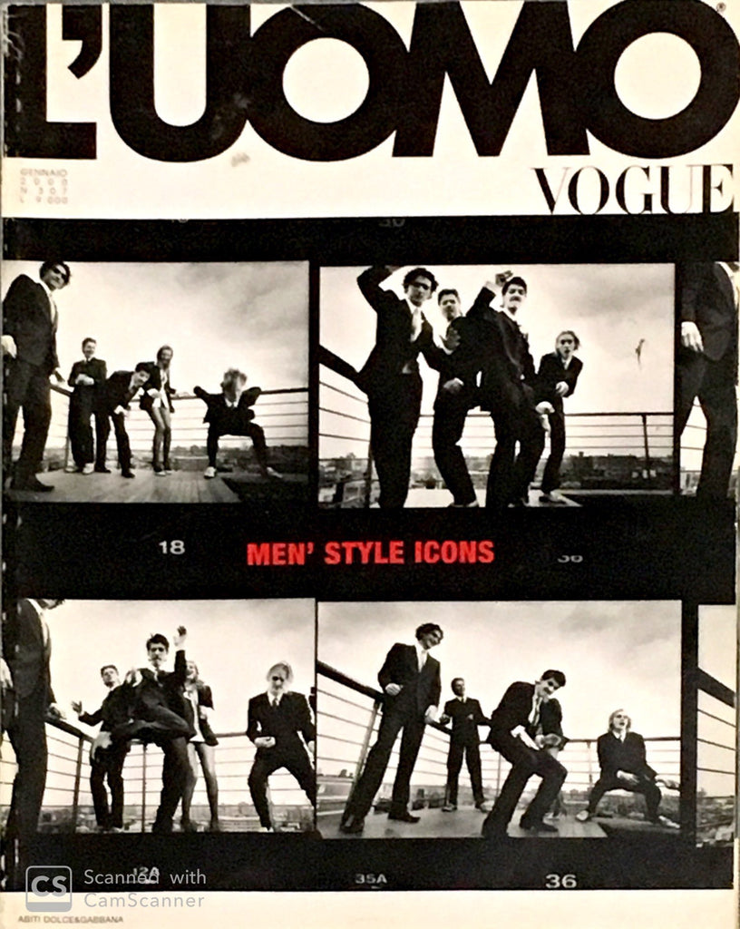 L'UOMO VOGUE Magazine January 2000 MATTHEW MODINE Miles Aldridge STEVEN KLEIN