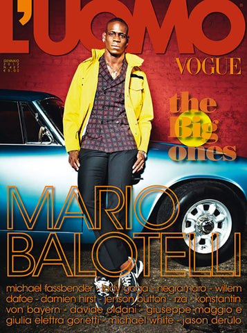 L'UOMO VOGUE Magazine January 2012 MARIO BALOTELLI