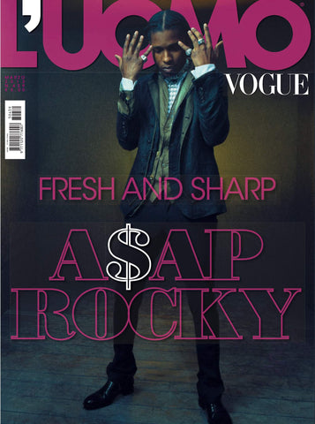 L'UOMO Vogue Magazine April 2013 A$AP ROCKY Pierre Niney YAN WAGNER