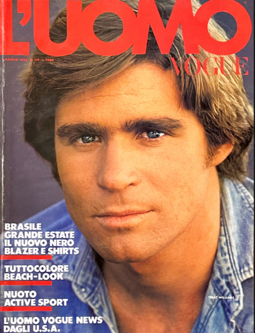 L'UOMO VOGUE Magazine May 1982 TREAT WILLIAMS