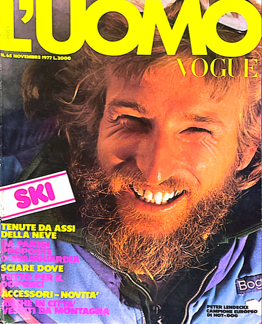 L'UOMO VOGUE Magazine November 1977 PETER LENDECKE