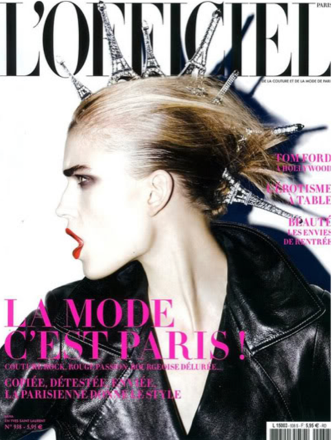 L'OFFICIEL Paris September 2009 JANA KNAUEROVA Pamela Hanson FRIDA GUSTAVSON