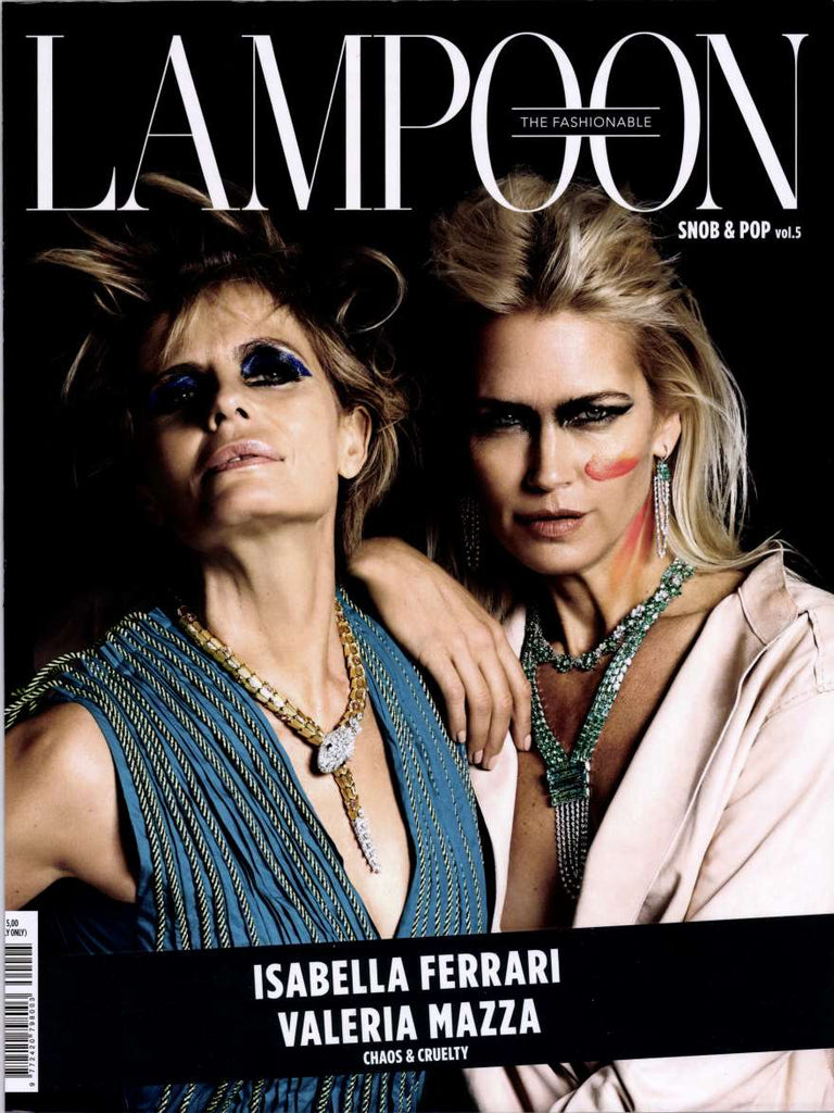 LAMPOON Magazine 2016 VALERIA MAZZA Isabella Ferrari MCMENAMY Caroline Vreeland