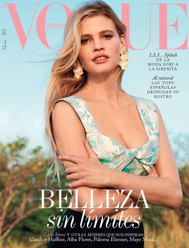 VOGUE Magazine Spain May 2018 LARA STONE Paloma Elesser JUDIT MASCO Ellen Rosa