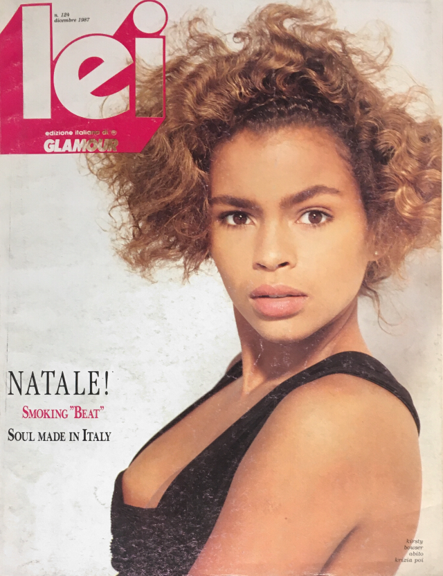 LEI Magazine December 1987 KIRSTY BOWSER Koto Bolofo STEVE HIETT Mario Testino