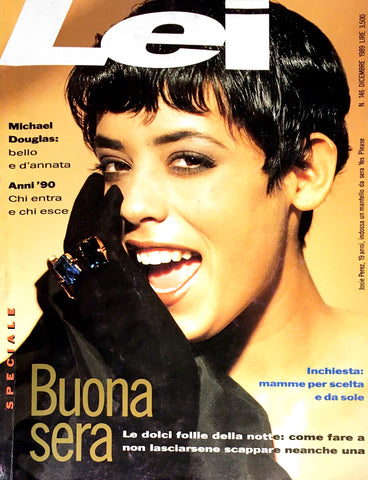 LEI Magazine December 1989 JOSIE PEREZ Ines Sastre KIM ALEXIS Emma Sjoberg
