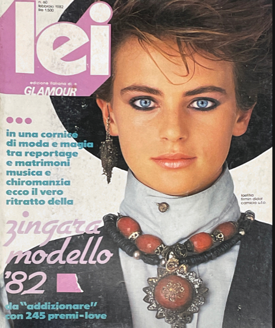 LAETITIA FIRMIN DIDOT LEI Magazine February 1982 Steven Meisel