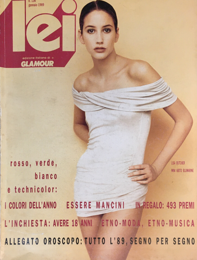 LEI Magazine January 1989 LISA BUTCHER Koto Bolofo MARIO TESTINO Steve Hiett