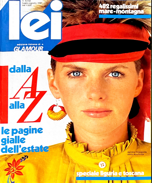 DEIRDRE MAGUIRE LEI Magazine July 1981 Nancy De Weir