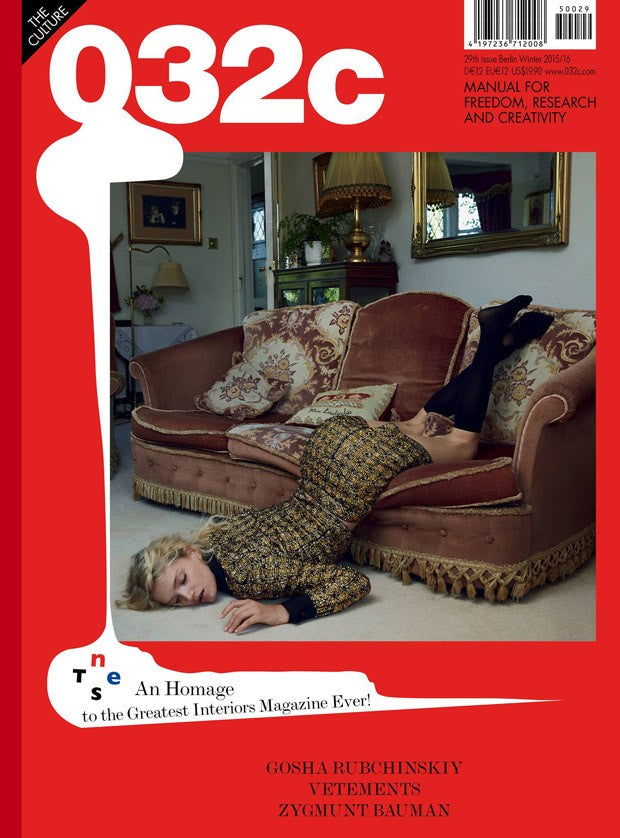 032C Magazine Winter 2015 LILY DONALDSON Anna Cleveland LOVE RONNLUND
