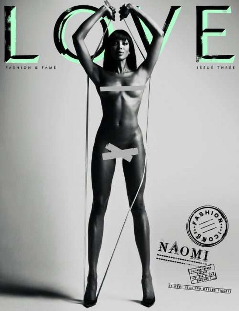 LOVE Magazine #3 2010 NAOMI CAMPBELL Dree Hemingway NIMUE SMITH Lara Stone