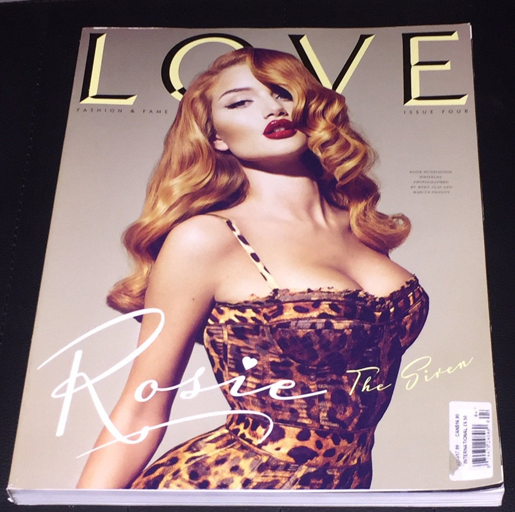 LOVE Magazine #4 2010 ROSIE HUNTINGTON Brooke Shields LAETITIA CASTA Barbara Palvin