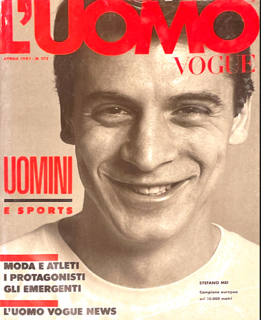 L'UOMO VOGUE Magazine April 1987 STEFANO MEI Lance Staedler VINTAGE